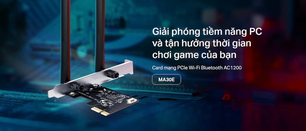 Card mạng Wifi AC1200 Mercusys MA30E