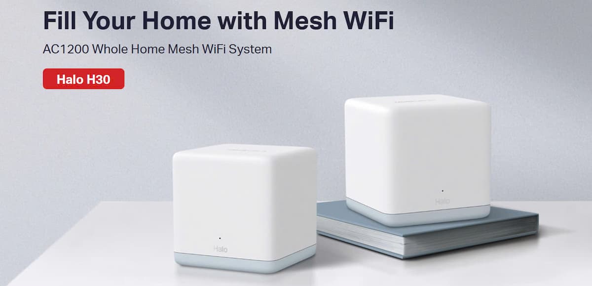 Router Wifi Mesh Mercusys Halo H30 3 pack