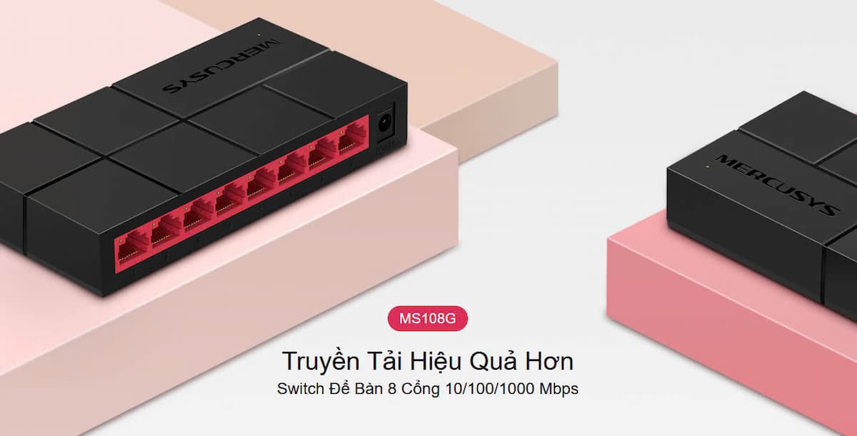 Switch Mercusys MS108G 8 Port 1000M