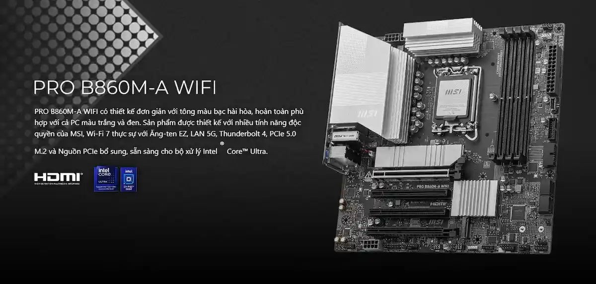 Mainboard MSI PRO B860M-A WIFI