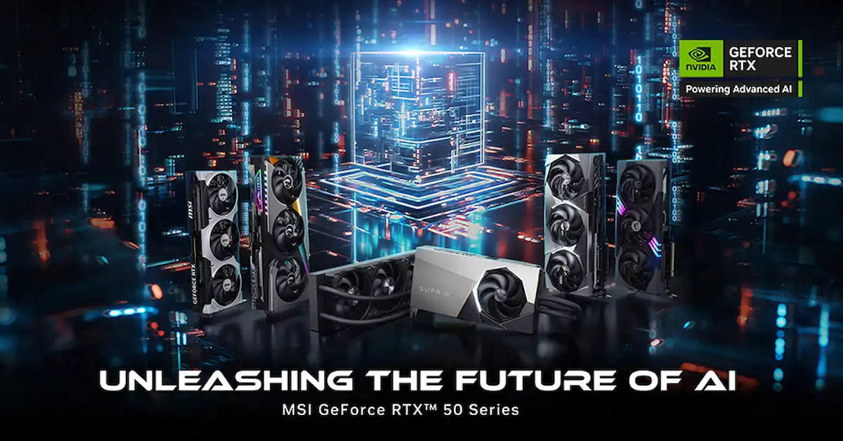 MSI Geforce RTX 50 Series