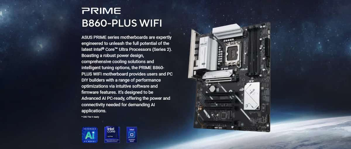 Mainboard Asus Prime B860-Plus WiFi