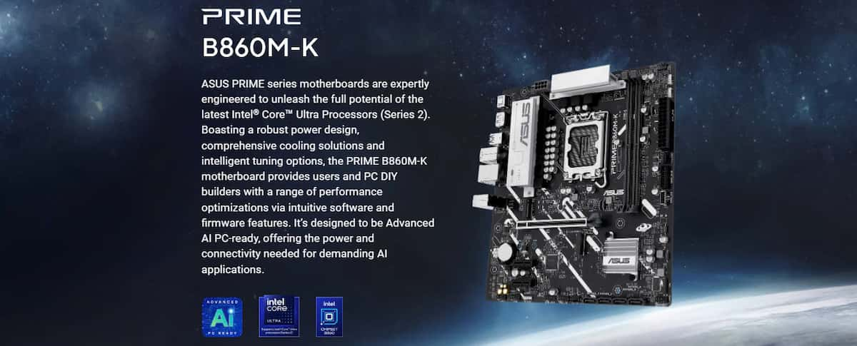 Mainboard Asus Prime B860M-K