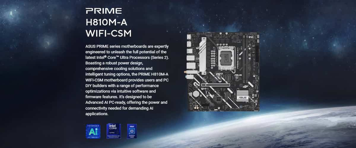 Mainboard Asus Prime H810M-A WiFi