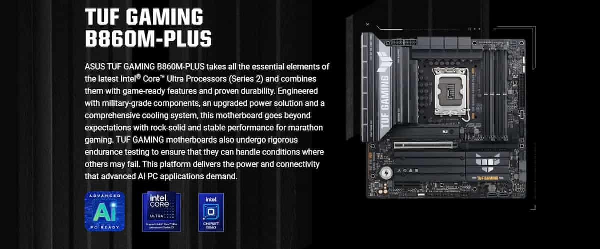 Mainboard Asus TUF Gaming B860M-Plus