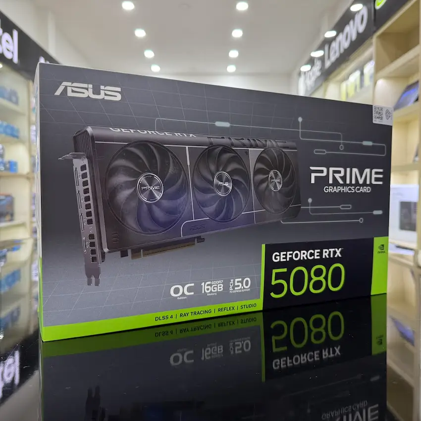 VGA ASUS PRIME GeForce RTX 5080 16GB GDDR7 OC Edition (PRIME-RTX5080-O16G)