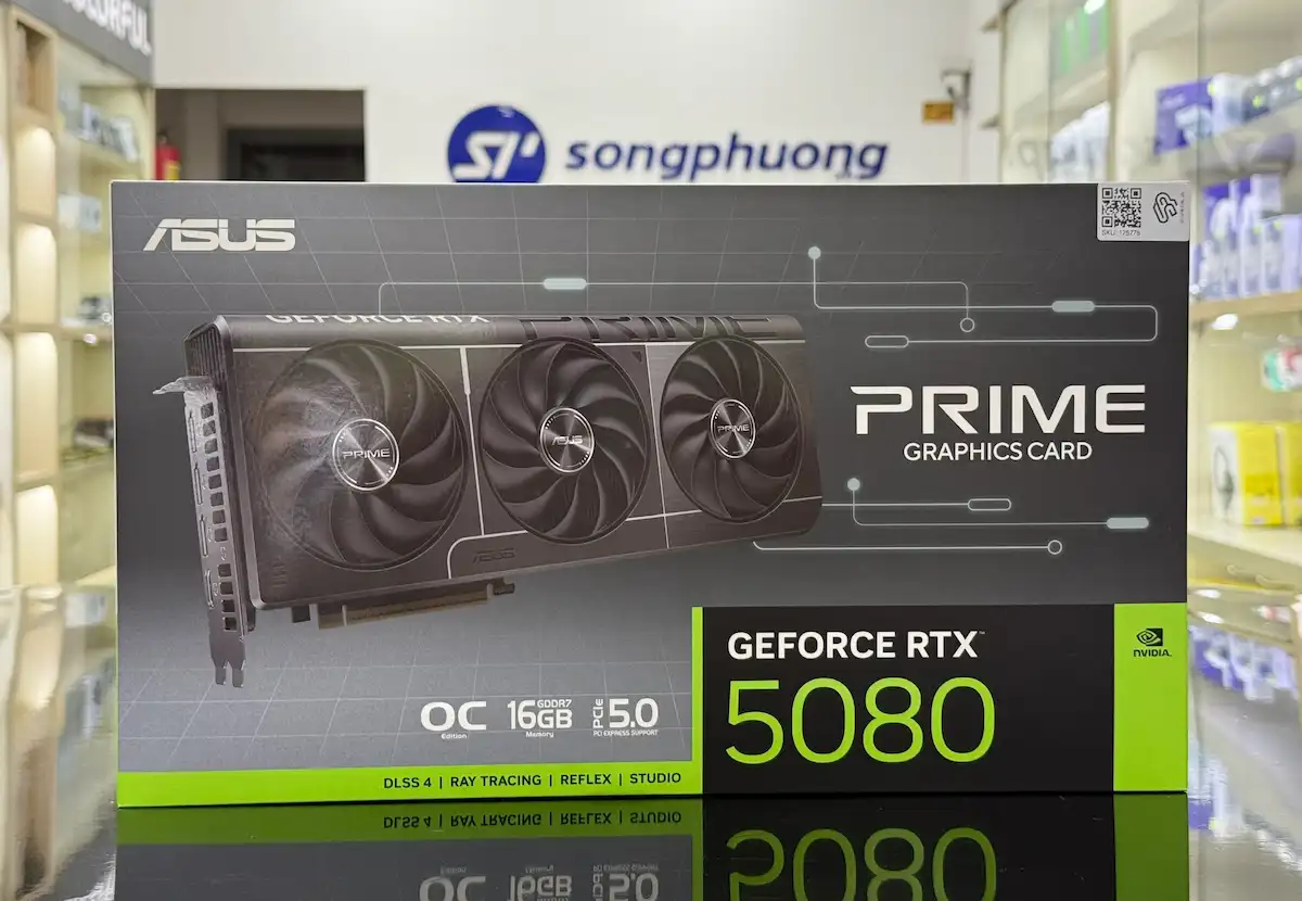 VGA ASUS PRIME RTX 5080 O16GB GDDR7 (PRIME-RTX5080-O16G) VGA ASUS PRIME RTX 5080 O16GB GDDR7