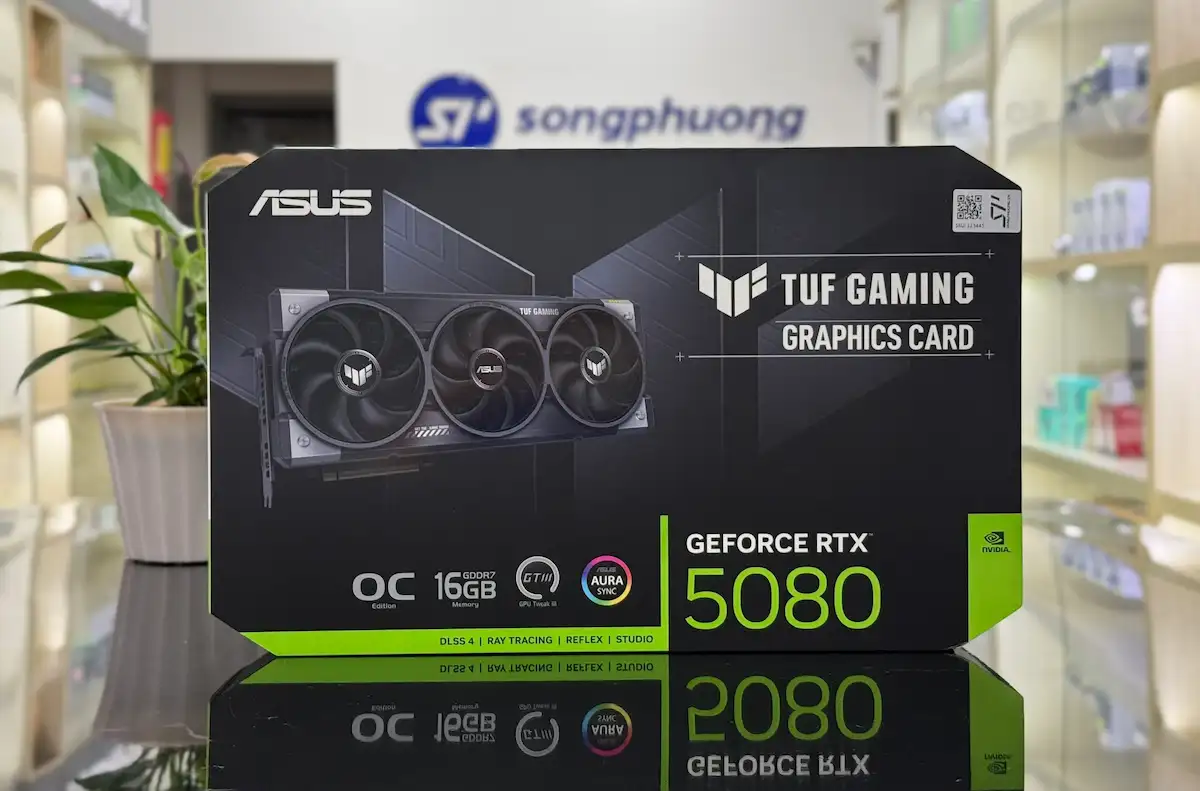 VGA ASUS TUF Gaming RTX 5080 O16GB GDDR7 -songphuong.vn VGA ASUS TUF Gaming RTX 5080 O16GB GDDR7