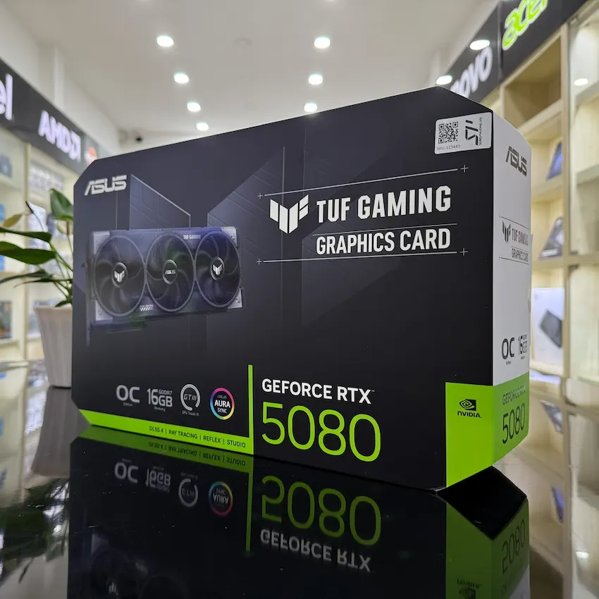 VGA ASUS TUF Gaming GeForce RTX 5080 16GB GDDR7 OC Edition (TUF-RTX5080-O16G-GAMING)