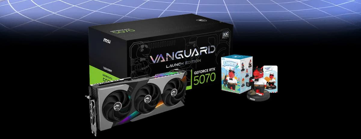 VGA MSI RTX 5070 12G VANGUARD SOC LAUNCH