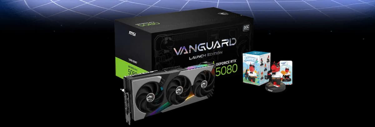 VGA MSI RTX 5080 16G VANGUARD SOC LAUNCH