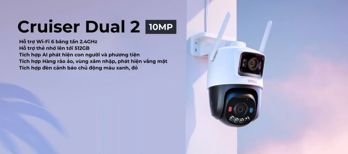 Camera IP Wifi Imou 2 Mắt 10MP IPC-S7XEP