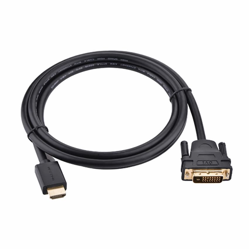 Cáp chuyển đổi HDMI to DVI 24+1 dài 2m HD106 Ugreen 10135