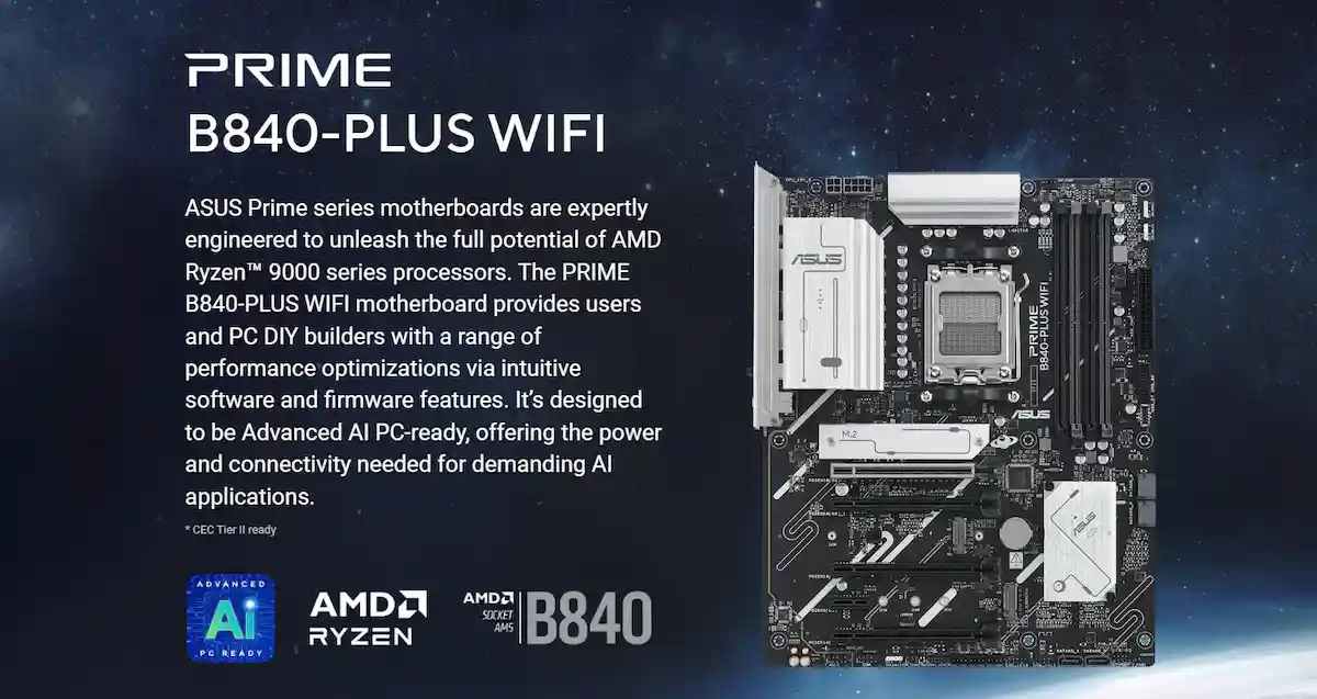 Mainboard Asus PRIME B840-PLUS WIFI