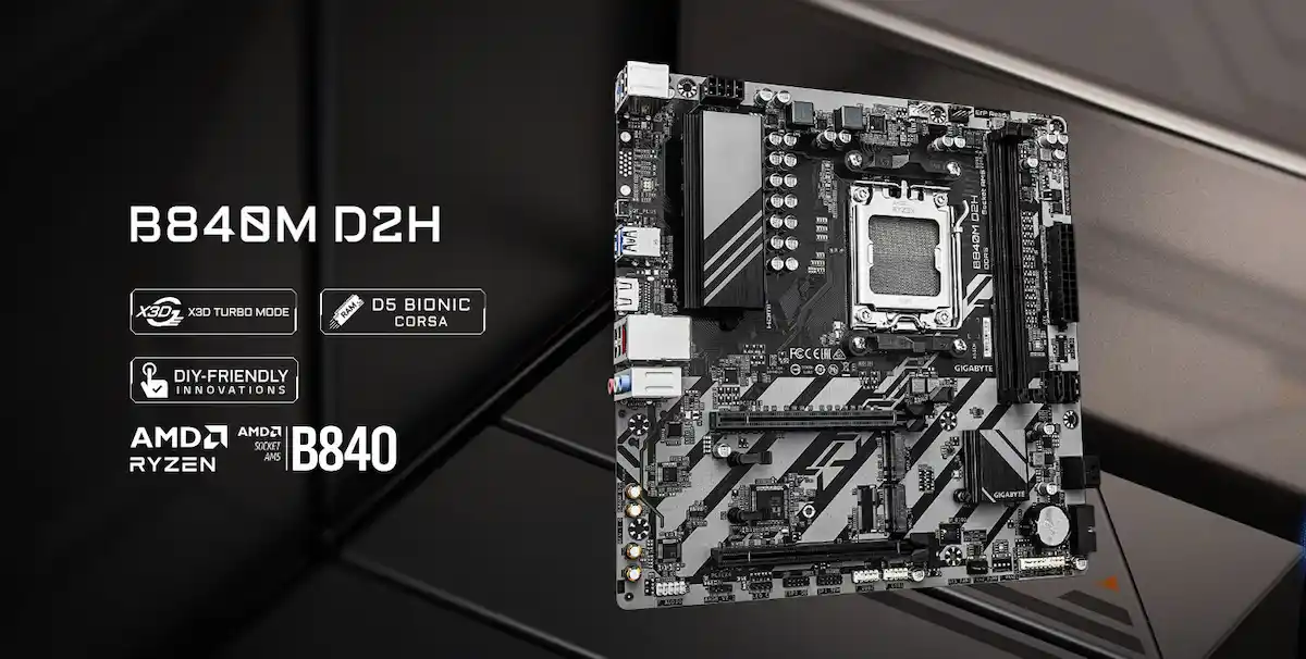 Mainboard Gigabyte B840M D2H