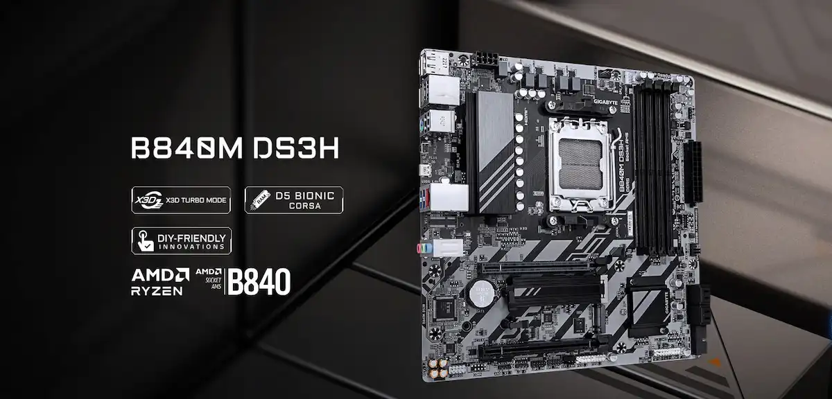 Mainboard Gigabyte B840M DS3H 