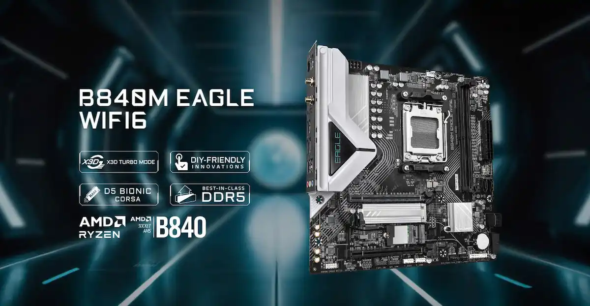 Mainboard Gigabyte B840M EAGLE WIFI6