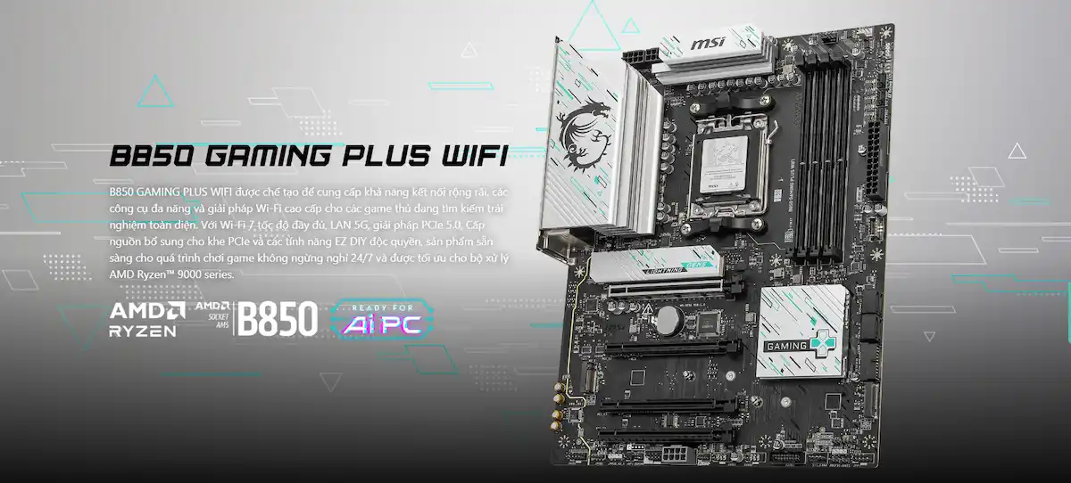 Mainboard MSI B850 GAMING PLUS WIFI