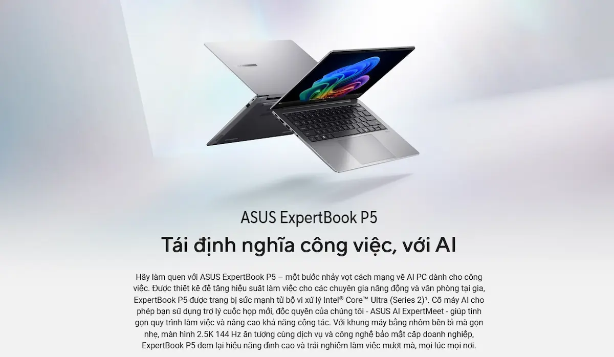 LAPTOP P5405CSA-NZ0451W AI PC | SONGPHUONG.VN