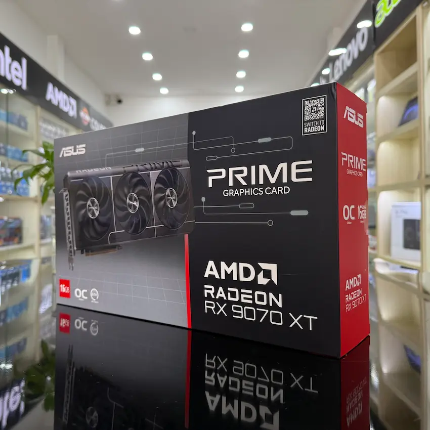 VGA ASUS Prime Radeon RX 9070 XT OC Edition 16GB GDDR6 (PRIME-RX9070XT-O16G)
