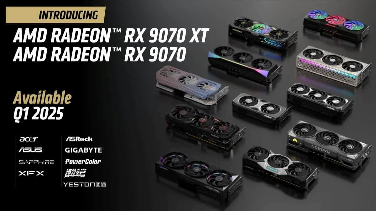 AMD ra mắt VGA Radeon RX 9070XT và RX 9070