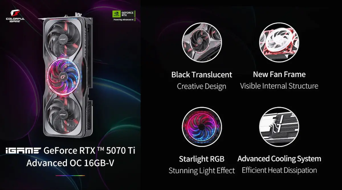 iGame RTX 5070 Ti Advanced OC 16GB-V