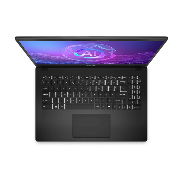 Laptop MSI Modern 15 H AI C2HMG 220VN (Ultra 7-255H, Ram 16GB, SSD 512GB, 15.6 inch FHD, Win 11 Single Language, Đen)