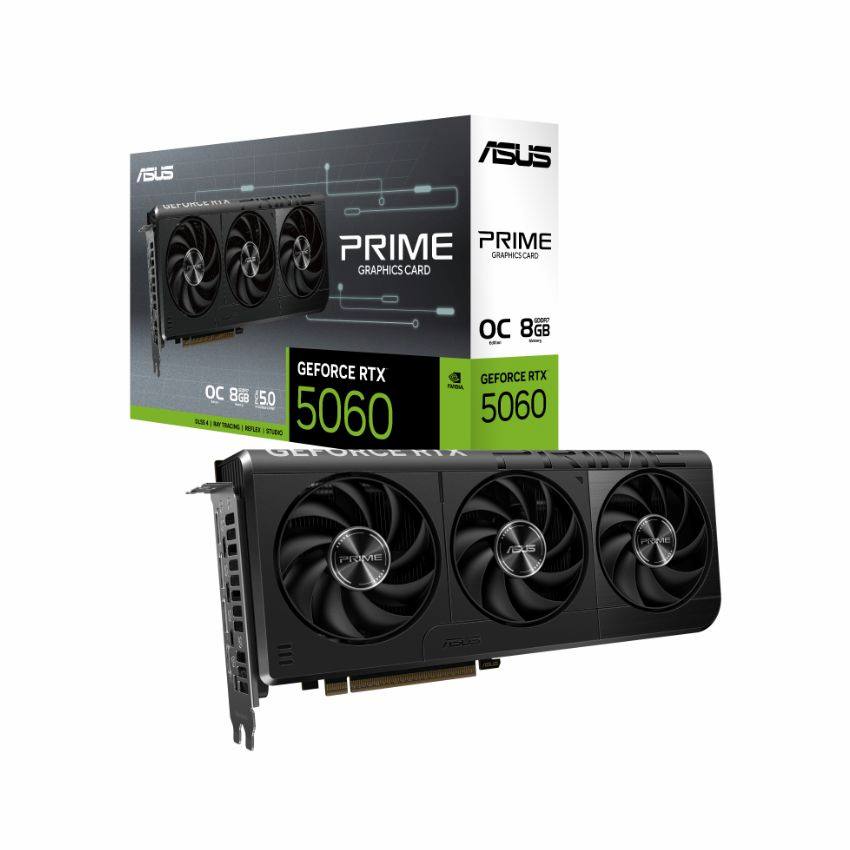VGA ASUS PRIME GeForce RTX 5060 8GB OC Edition (PRIME-RTX5060-O8G)