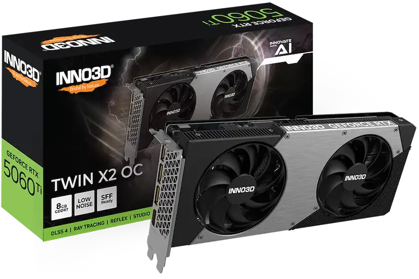 VGA INNO3D GeForce RTX 5060 Ti 8GB TWIN X2 OC
