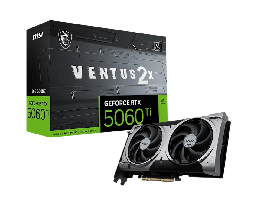 VGA MSI GeForce RTX 5060 Ti 16G VENTUS 2X PLUS
