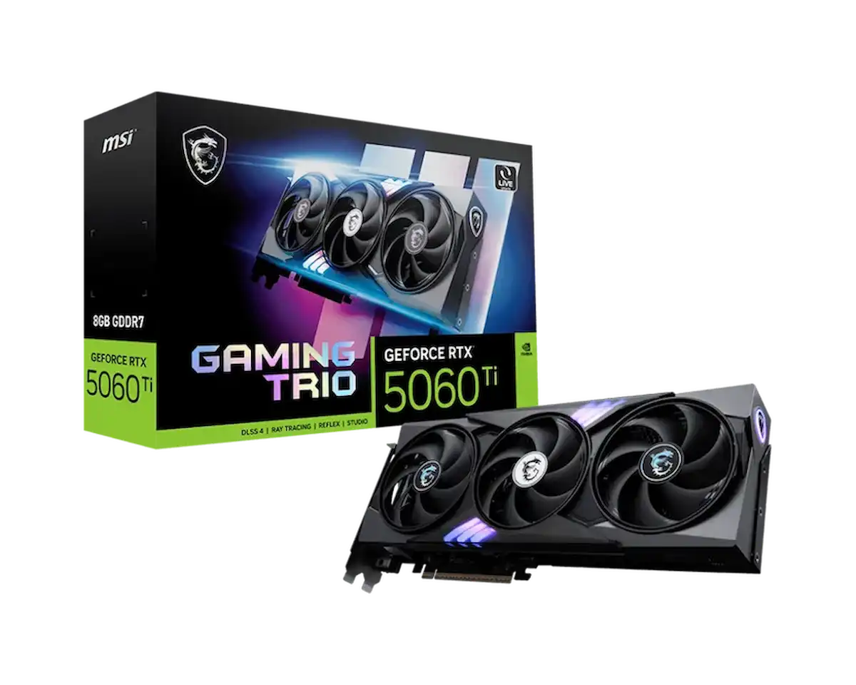 VGA MSI RTX 5060 Ti 8G GAMING TRIO