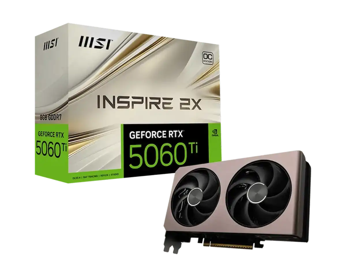 VGA MSI RTX 5060 Ti 8G INSPIRE 2X OC - SongPhuong
