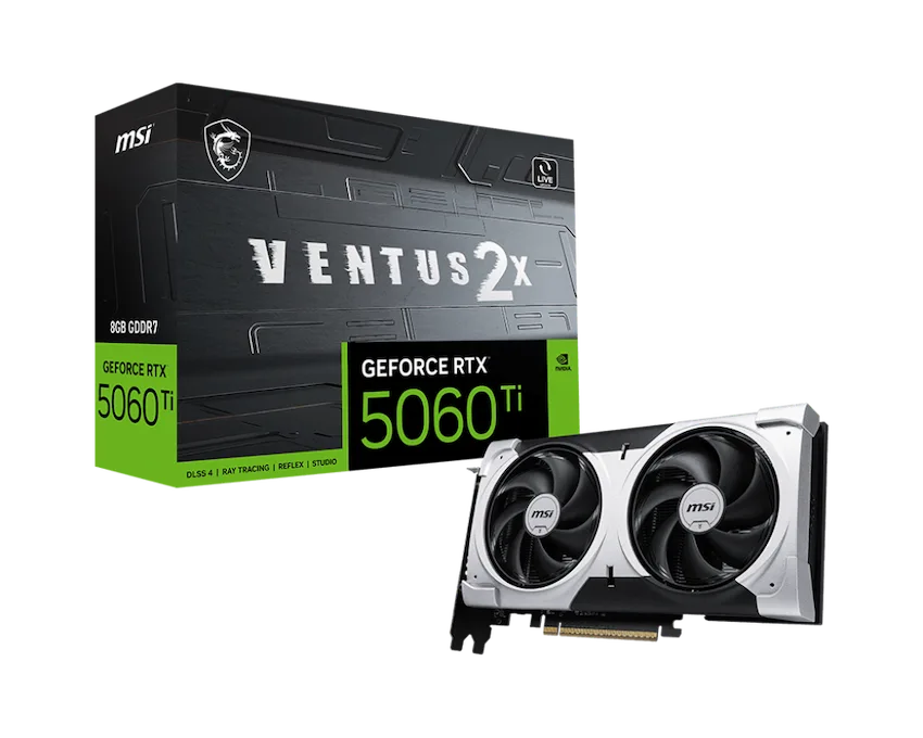 VGA MSI GeForce RTX 5060 Ti 8G VENTUS 2X PLUS