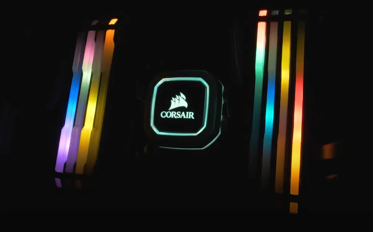 RAM CORSAIR VENGEANCE PRO RGB BLACK 64GB