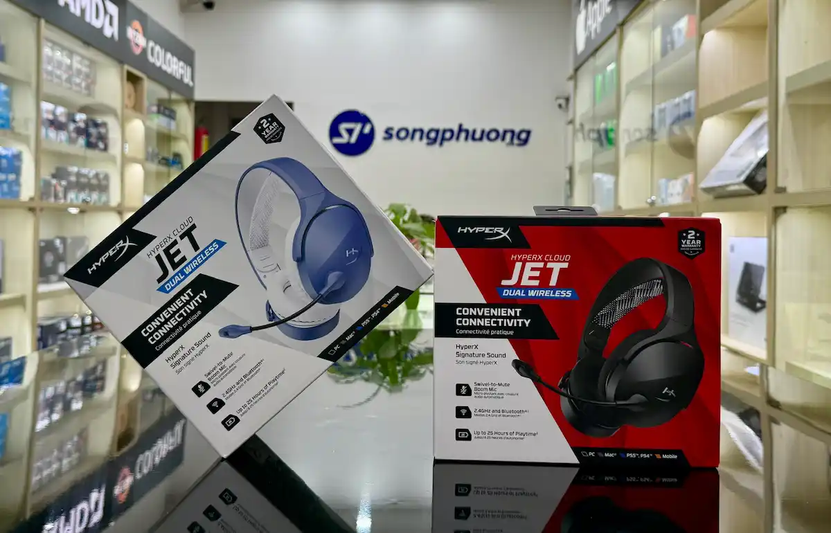 Tai nghe Kingston HyperX Cloud Jet Black Tai nghe Kingston HyperX Cloud Jet Black