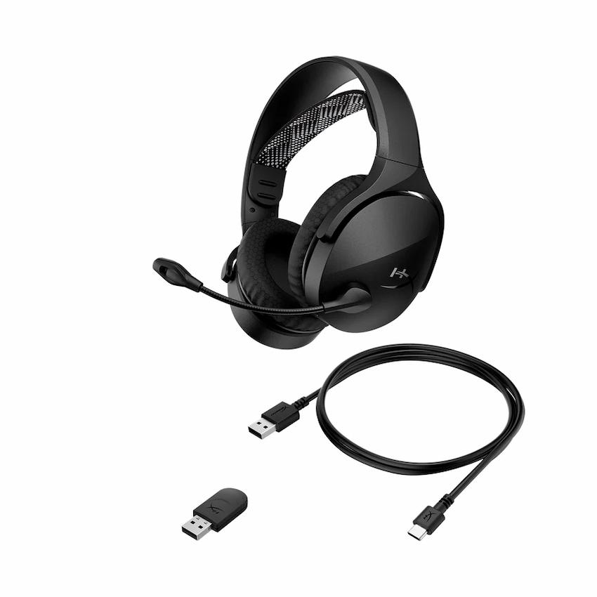 Tai nghe Kingston HyperX Cloud Jet Black (2.4GHz, Bluetooth 5.2)