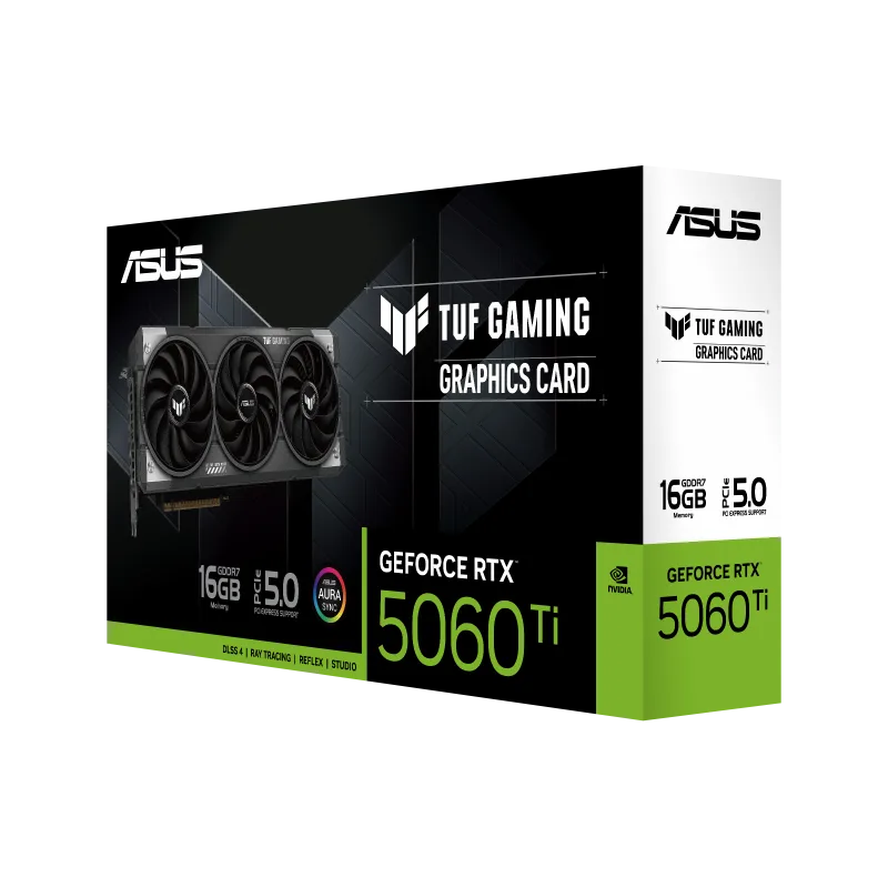 VGA ASUS TUF Gaming GeForce RTX 5060 Ti 16GB GDDR7 (TUF-RTX5060TI-16G-GAMING)