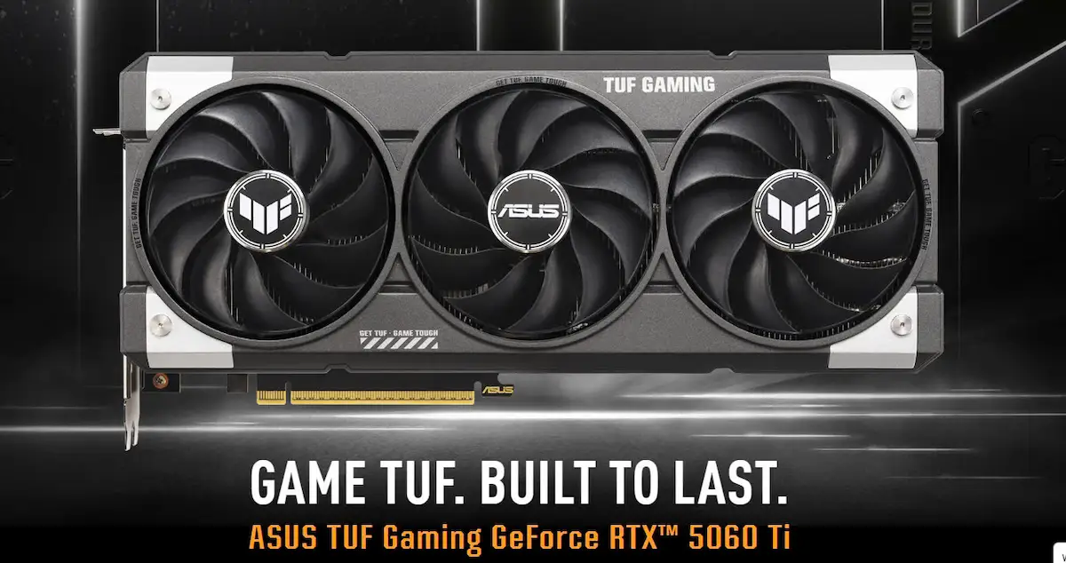 VGA ASUS TUF Gaming RTX 5060 Ti 16GB