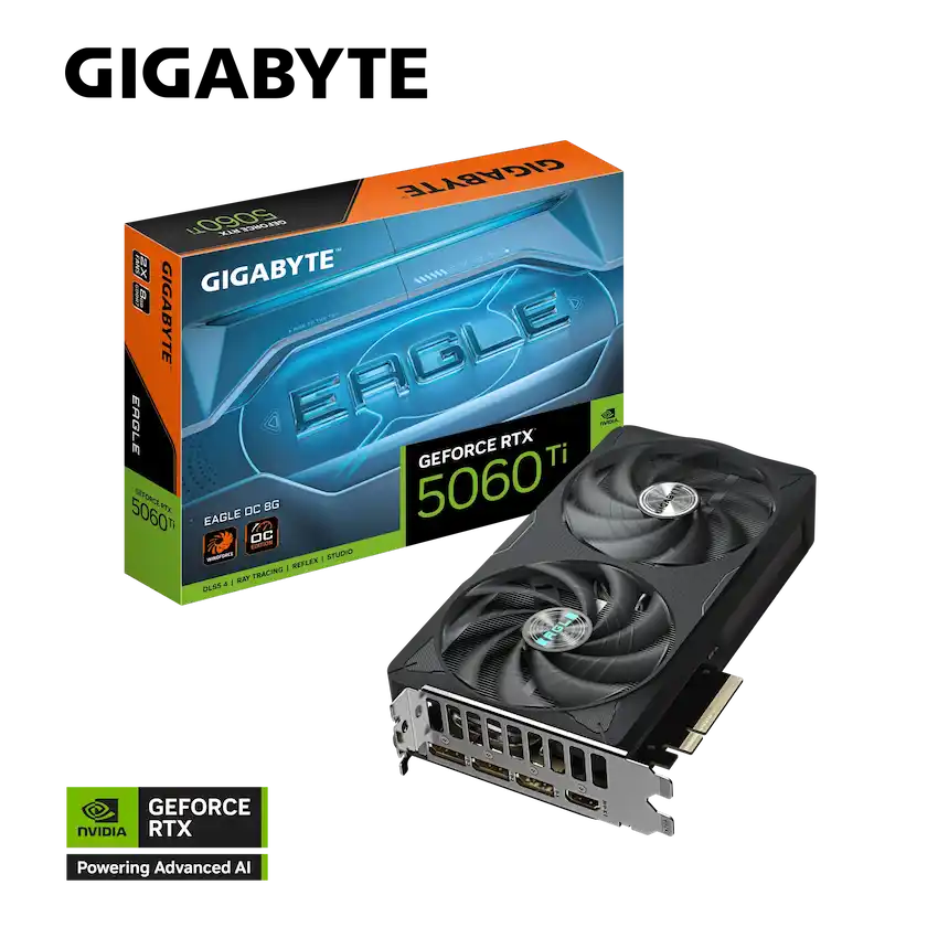 VGA Gigabyte GeForce RTX 5060 Ti EAGLE OC 8G (GV-N506TEAGLE OC-8GD)