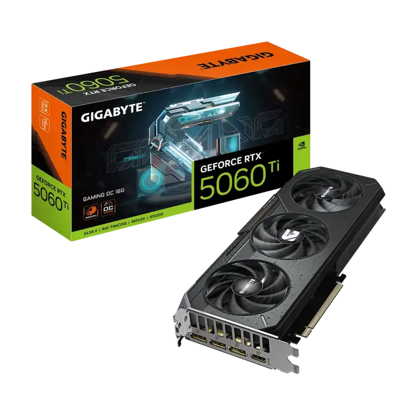 VGA Gigabyte GeForce RTX 5060 Ti GAMING OC 16G (GV-N506TGAMING OC-16GD)