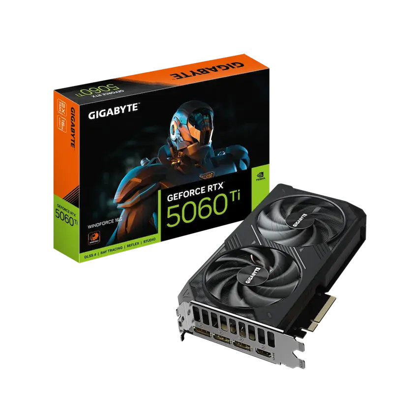 VGA Gigabyte GeForce RTX 5060 Ti WINDFORCE 16G (GV-N506TWF2-16GD)