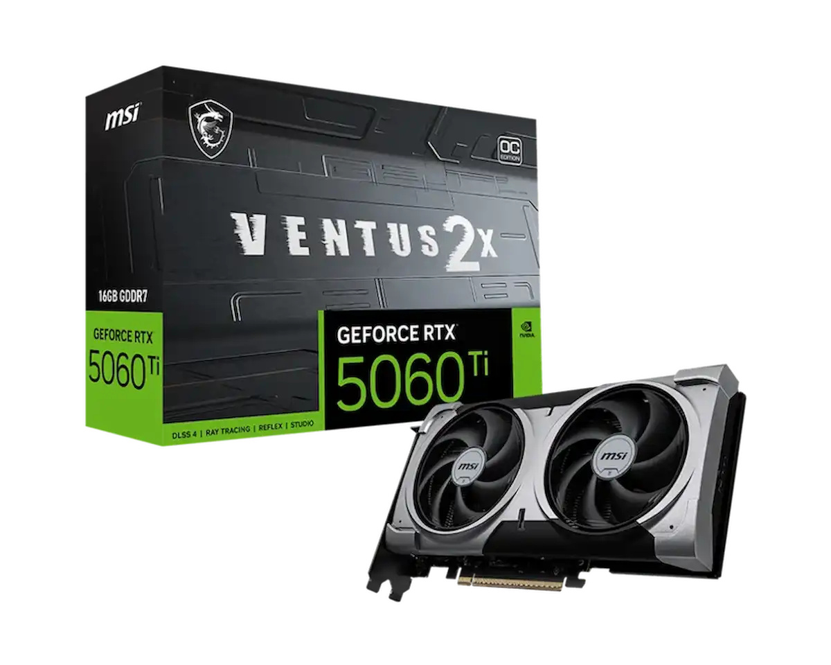 VGA MSI RTX 5060 Ti 16G VENTUS 2X OC PLUS