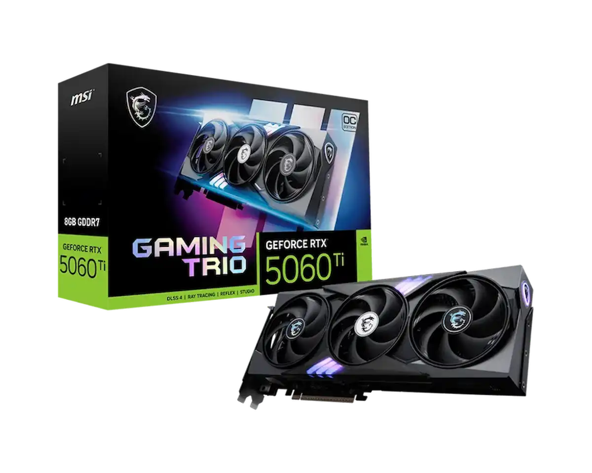 VGA MSI RTX 5060 Ti 8G GAMING TRIO OC VGA MSI RTX 5060 Ti 8G GAMING TRIO OC