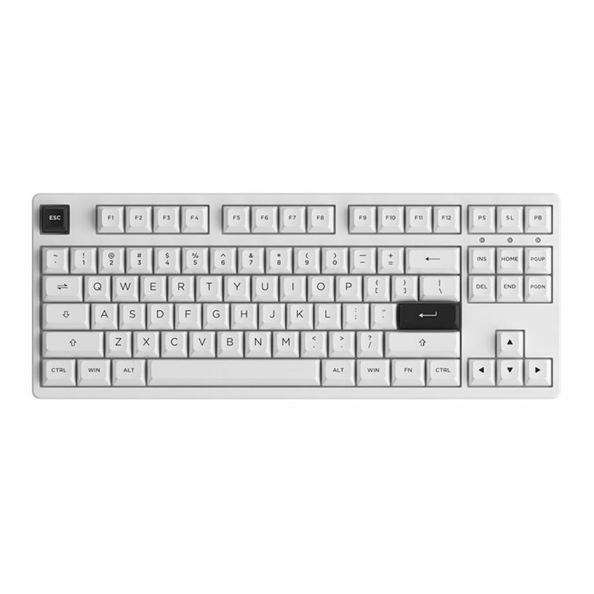 Bàn phím cơ AKKO 3087 RF Black on White (Dual-mode / AKKO sw v3)