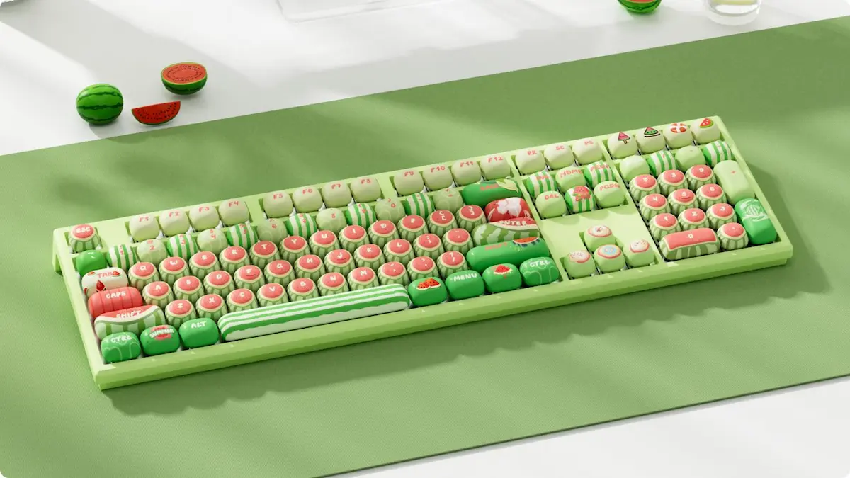 Bàn phím MonsGeek MG108B Watermelon