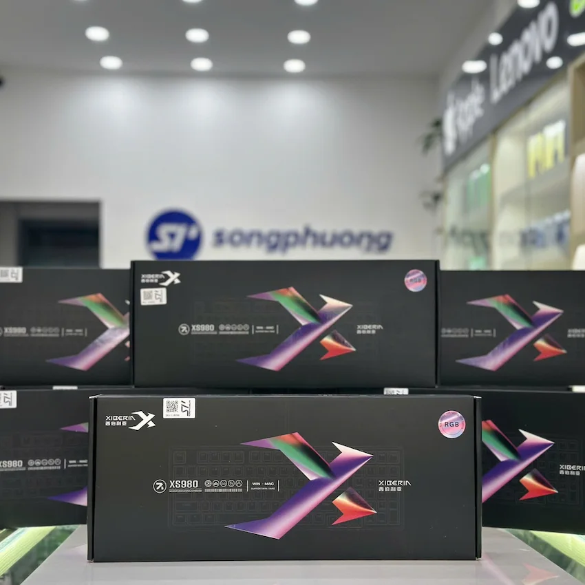 Bàn phím cơ XIBERIA XS980 Mecha Black (Hotswap/Optical axis/Led RGB/Waterproof)