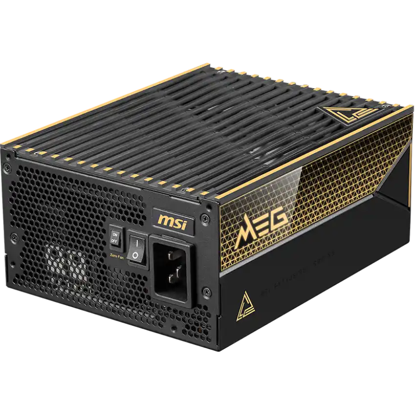 Nguồn MSI MEG Ai1600T PCIE5 1600W 80 PLUS Titanium ATX 3.1 Full Modular