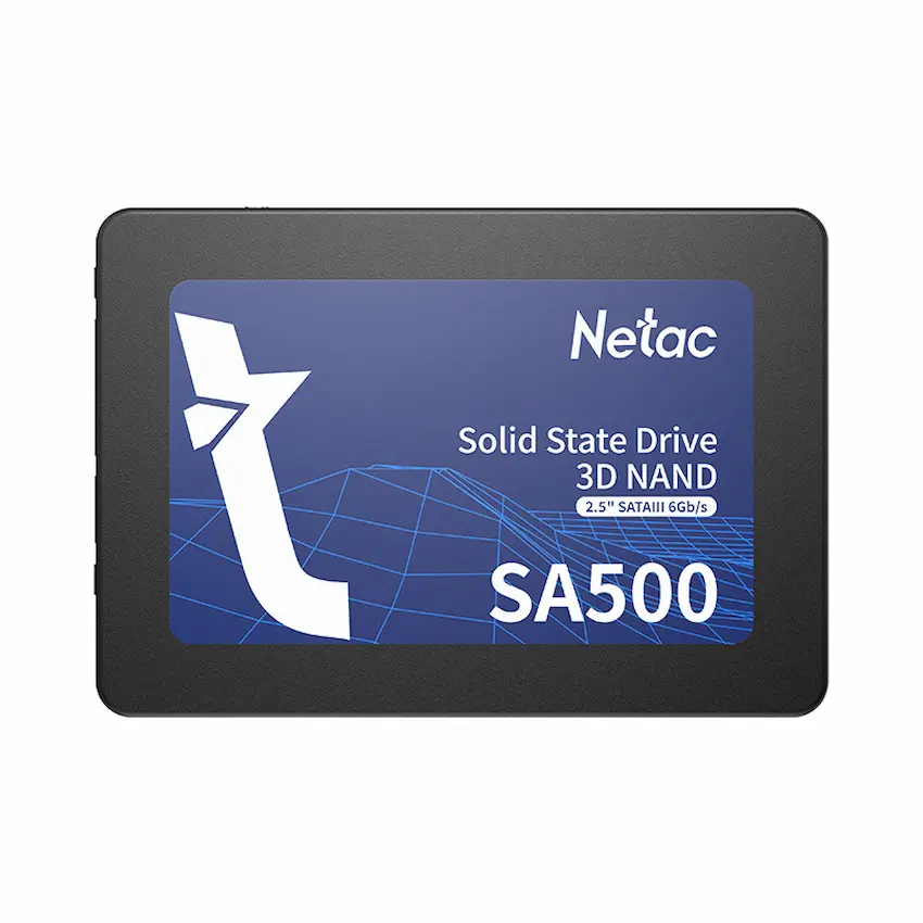 SSD Netac SA500 256GB 2.5 inch Sata 3 (Read/Write 520/450 MB/s, 3D Nand)