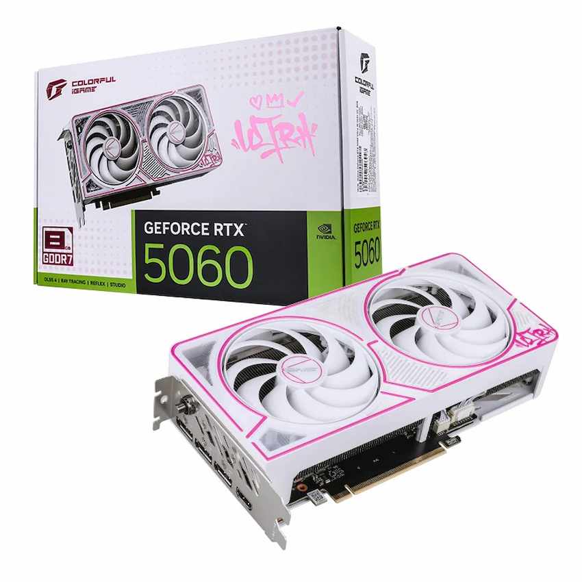 VGA Colorful iGame GeForce RTX 5060 Ultra W DUO OC 8GB-V GDDR7