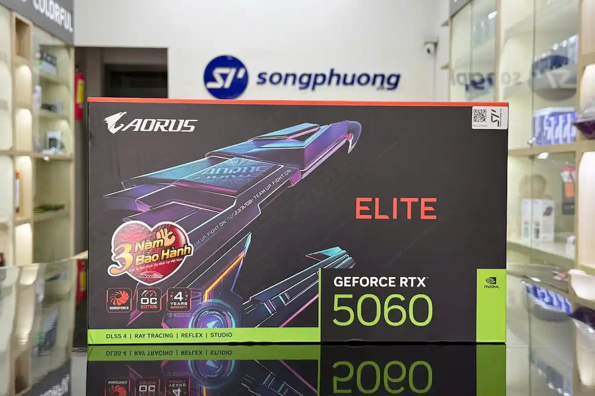 VGA GIGABYTE AORUS RTX 5060 ELITE 8GB